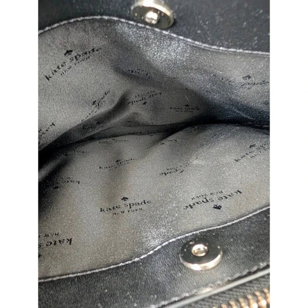 Kate Spade Black Large Dumpling Purse Satchel Crossbody Bag